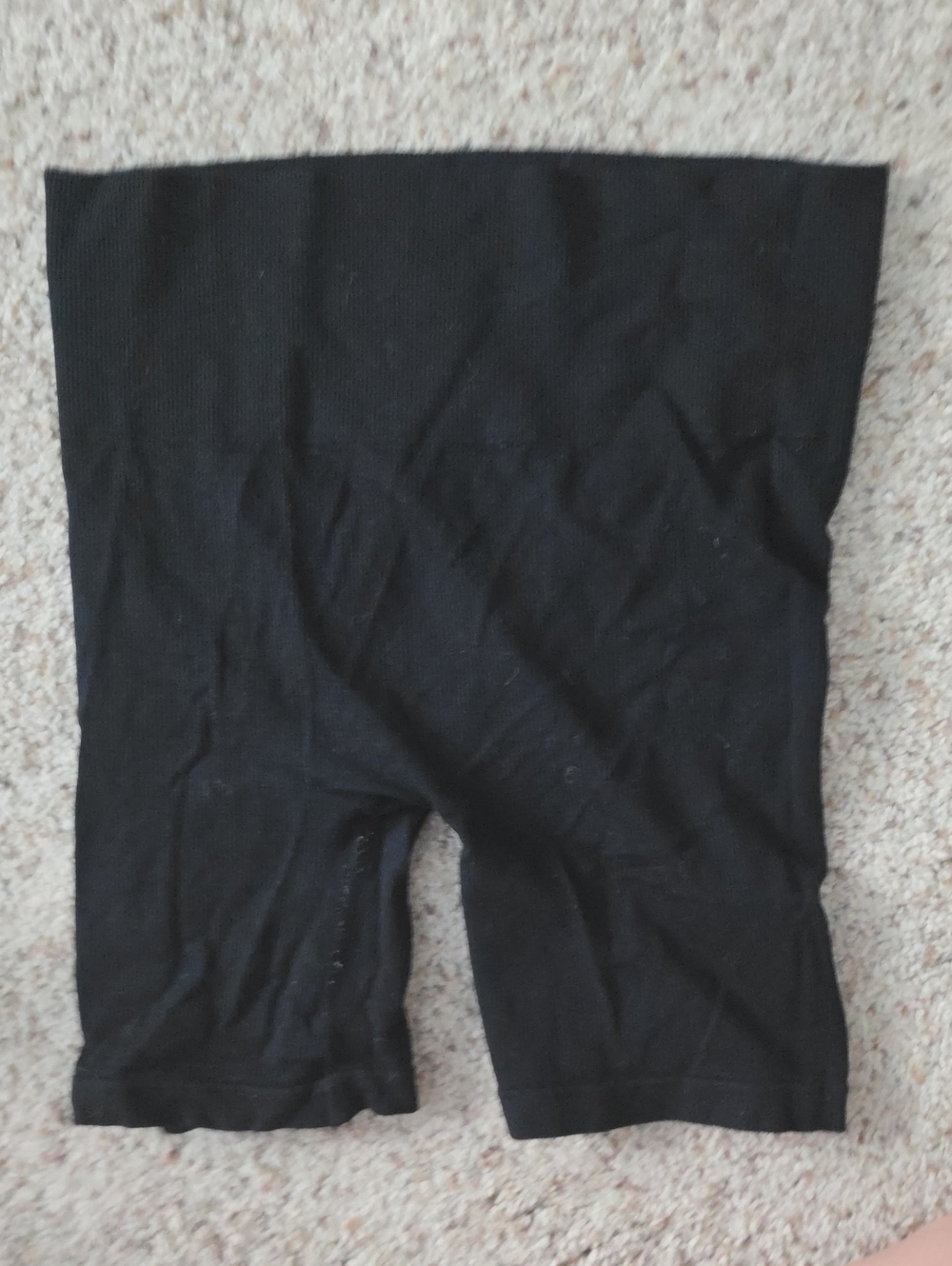 Hatch Maternity Ribbed Black Womens Bike Shorts - Stretch Comfort